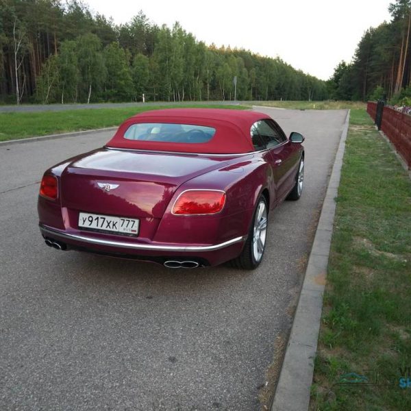 Перевозка крытым автовозом BENTLEY CONTINENTAL Москва - Форте-дей-Марми, Италия