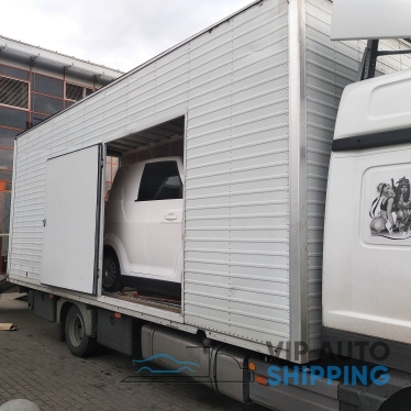 Перевозка крытым автовозом UNIMOBIL Минск - Москва