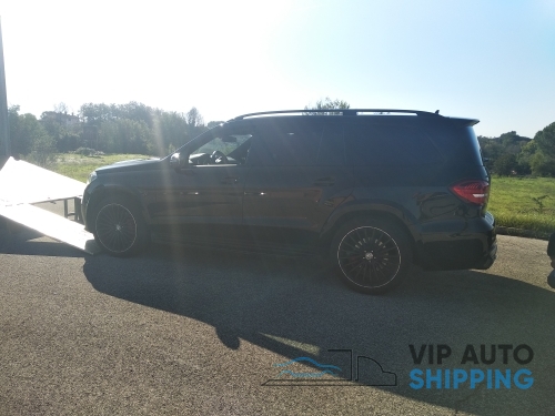 Перевозка крытым автовозом MERCEDES-BENZ AMG 63 Рим-Москва