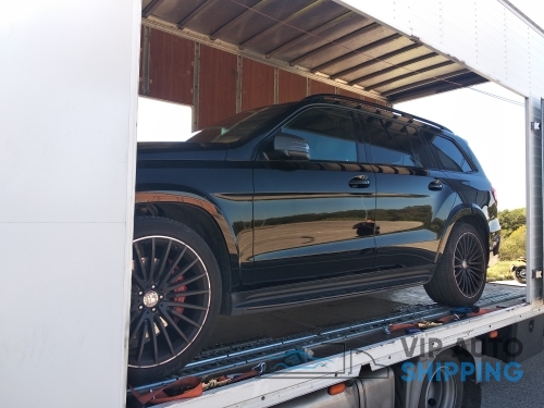 Перевозка крытым автовозом MERCEDES-BENZ AMG 63 Рим-Москва